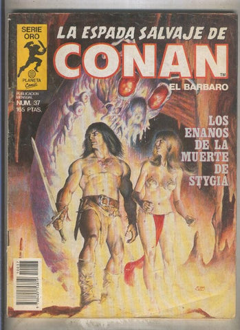 La Espada Salvaje de Conan primera edicion numero 037 (numerado 1 en trasera)