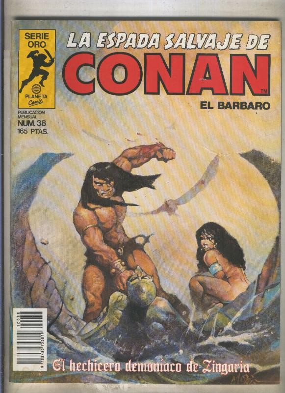 La Espada Salvaje de Conan primera edicion numero 038 (numerado 2 en trasera)