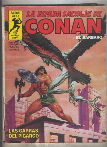La Espada Salvaje de Conan primera edicion numero 043 (numerado 1 en interior)