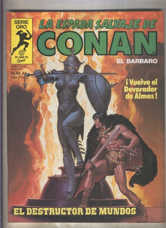 La Espada Salvaje de Conan primera edicion numero 044 (numerado 2 en trasera)