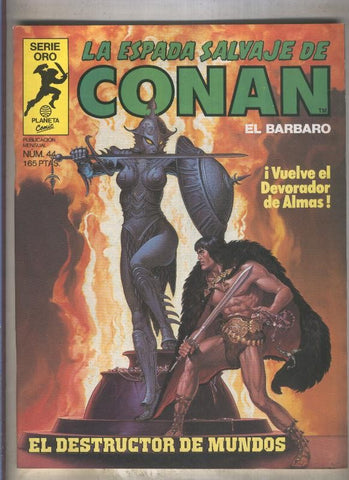 La Espada Salvaje de Conan primera edicion numero 044 (numerado 2 en trasera)