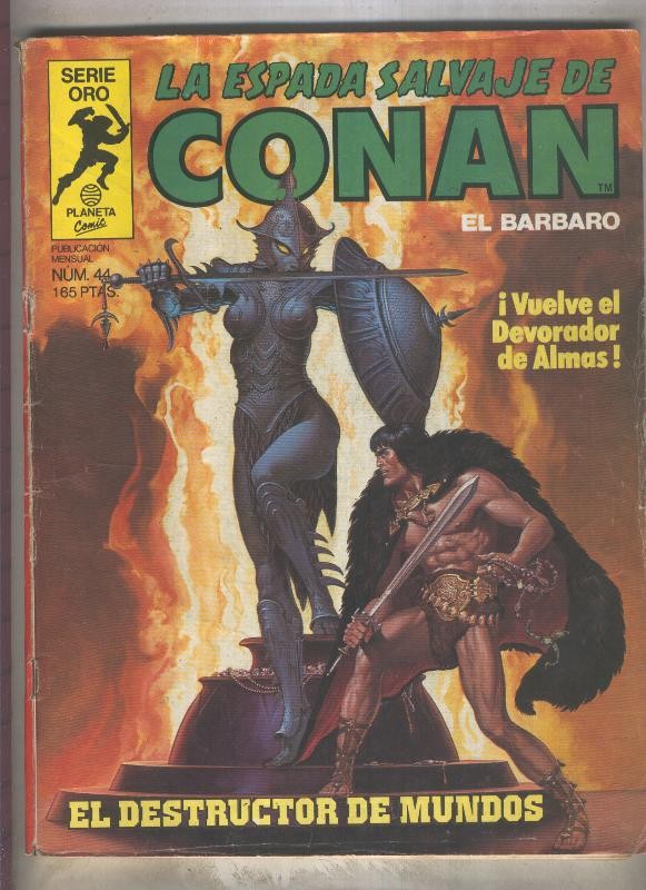 La Espada Salvaje de Conan primera edicion numero 044 (numerado 4 en trasera)