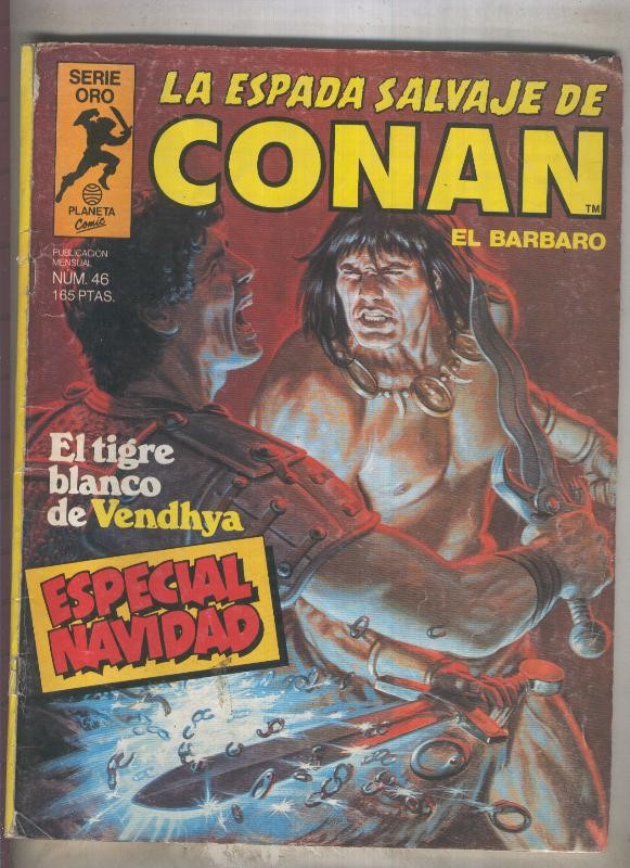 La Espada Salvaje de Conan primera edicion numero 046 (numerado 1 en trasera)