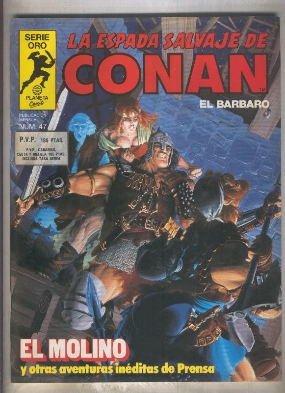 La Espada Salvaje de Conan primera edicion numero 047 (numerado 2 en trasera)