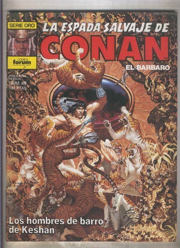 La Espada Salvaje de Conan primera edicion numero 049 (numerado 2 en trasera)
