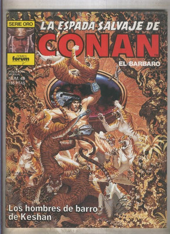 La Espada Salvaje de Conan primera edicion numero 049 (numerado 2 en trasera)