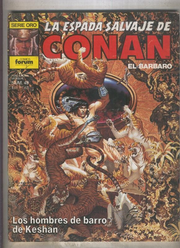 La Espada Salvaje de Conan primera edicion numero 049 (numerado 3 en trasera)