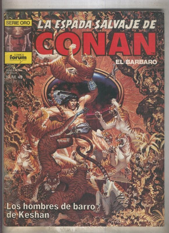 La Espada Salvaje de Conan primera edicion numero 049 (numerado 4 en trasera)