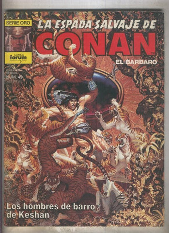 La Espada Salvaje de Conan primera edicion numero 049 (numerado 4 en trasera)