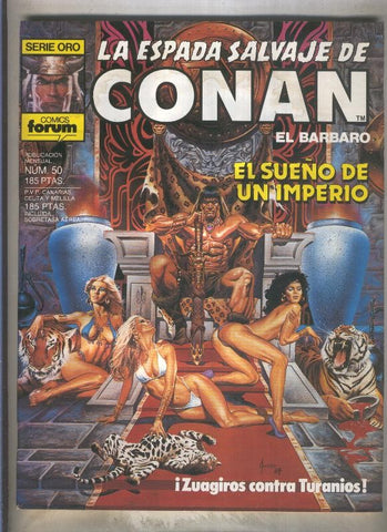 La Espada Salvaje de Conan primera edicion numero 050 (numerado 2 en trasera)