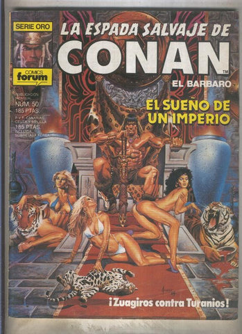 La Espada Salvaje de Conan primera edicion numero 050 (numerado 3 en trasera)