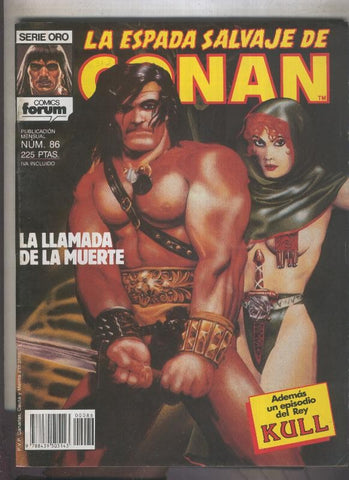 La Espada Salvaje de Conan primera edicion numero 086 (numerado 2 en trasera)