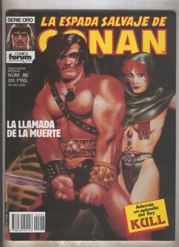 La Espada Salvaje de Conan primera edicion numero 086 (numerado 3 en trasera)
