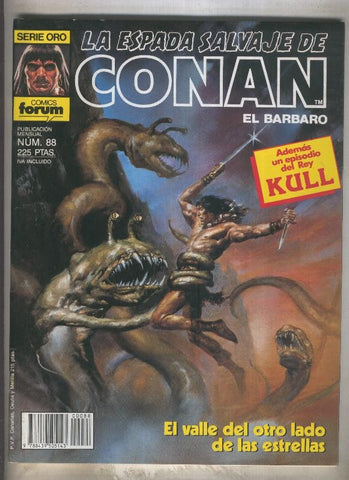 La Espada Salvaje de Conan primera edicion numero 088 (numerado 1 en trasera)
