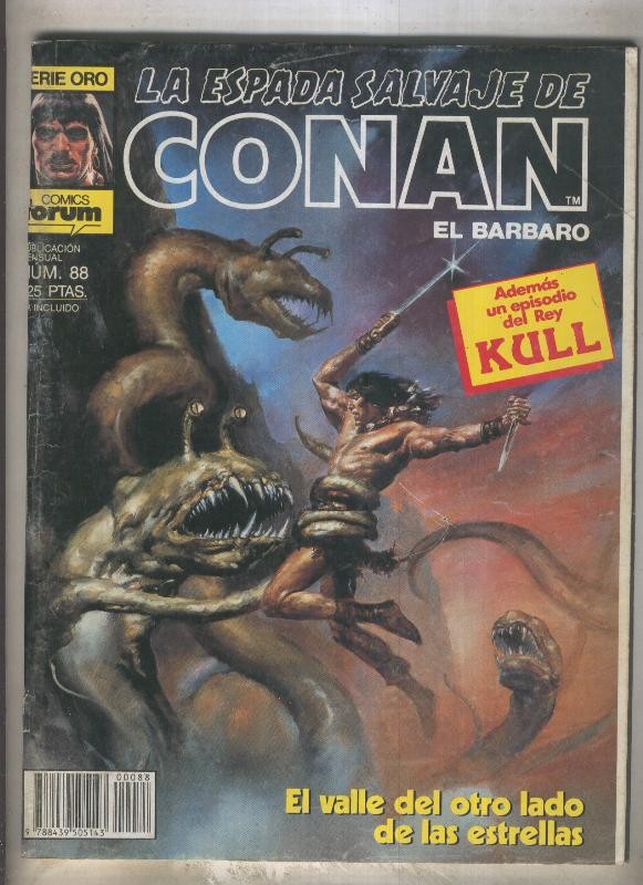La Espada Salvaje de Conan primera edicion numero 088 (numerado 5 en trasera)