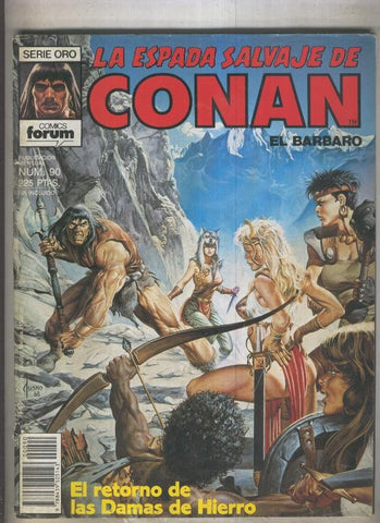 La Espada Salvaje de Conan primera edicion numero 090 (numerado 3 en trasera)