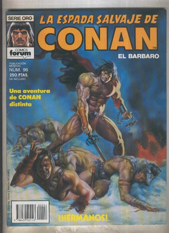 La Espada Salvaje de Conan primera edicion numero 096 (numerado 1 en trasera)