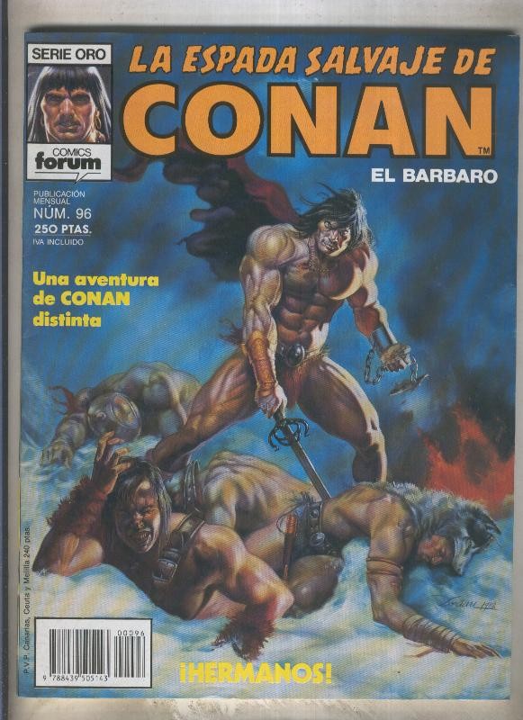 La Espada Salvaje de Conan primera edicion numero 096 (numerado 2 en trasera)