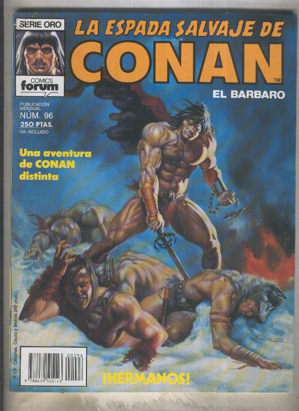 La Espada Salvaje de Conan primera edicion numero 096 (numerado 3 en trasera)