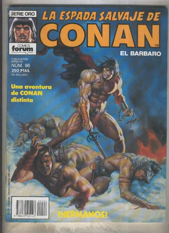 La Espada Salvaje de Conan primera edicion numero 096 (numerado 3 en trasera)