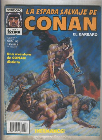 La Espada Salvaje de Conan primera edicion numero 096 (numerado 4 en trasera)