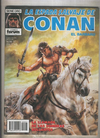La Espada Salvaje de Conan primera edicion numero 097 (numerado 1 en trasera)