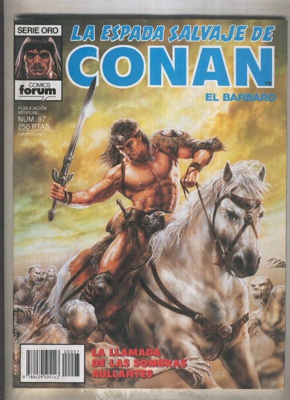 La Espada Salvaje de Conan primera edicion numero 097 (numerado 2 en trasera)