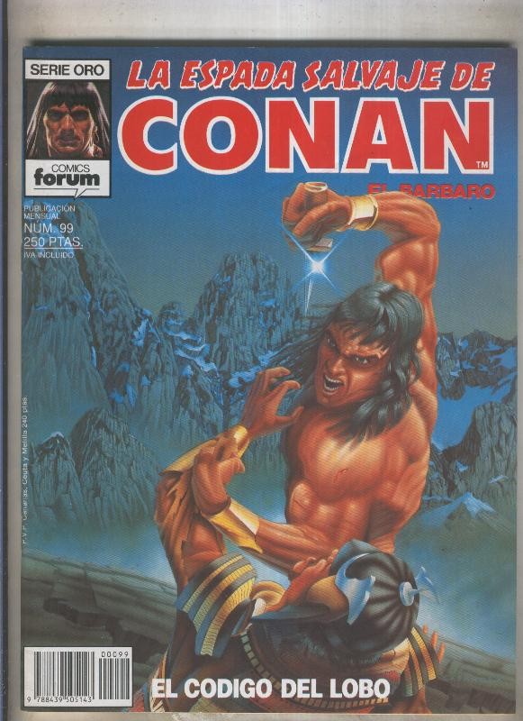 La Espada Salvaje de Conan primera edicion numero 099 (numerado 3 en trasera)