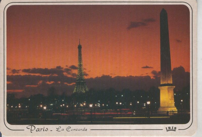 Postal 016031: La Torre Eifieil desde el Obelisco en Paris
