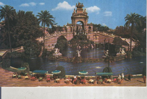 Postal 016033: Cascada del parque de la ciudadela en Barcelona