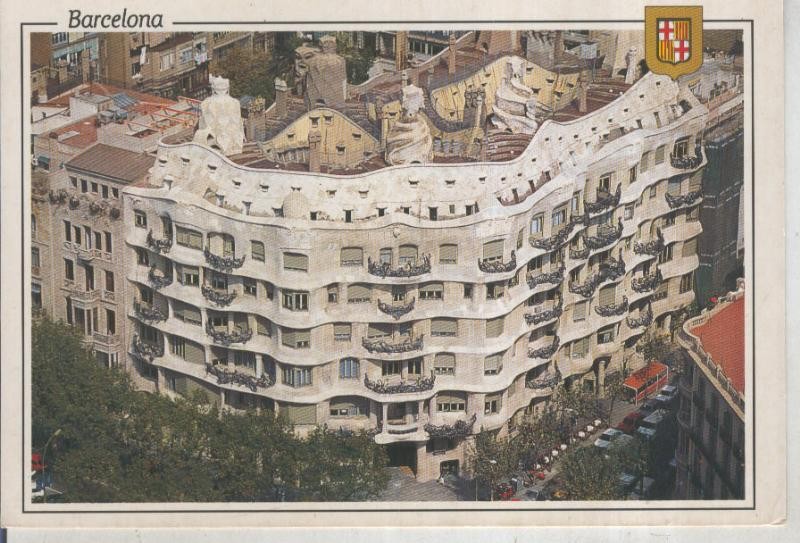 Postal 016035: La Pedrera en Barcelona