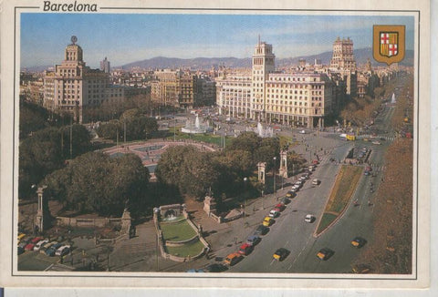 Postal 016038: Plaza Cataluña de Barcelona