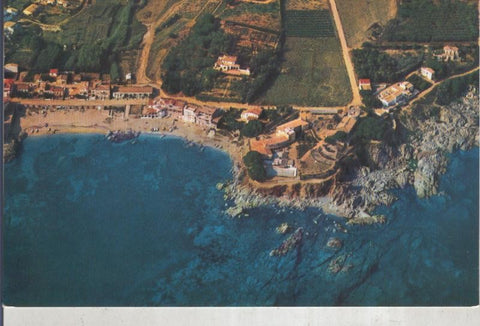 Postal 016039: Vista aerea de Calella de Palafrugell, costa brava