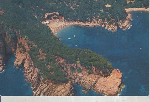 Postal 016055: Vista aerea de Bagur, costa brava