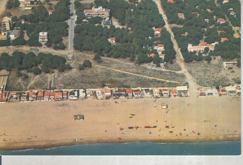 Postal 016060: Vista aerea de Castelldefels, Barcelona