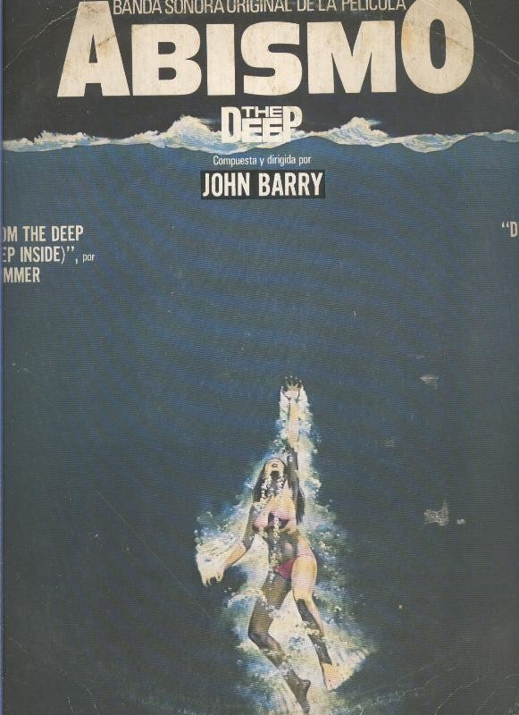 Disco LP: Banda sonora original de la pelicula Abismo por John Barry