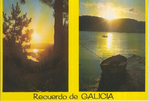 Postal 016083: Puestas del sol en Galicia