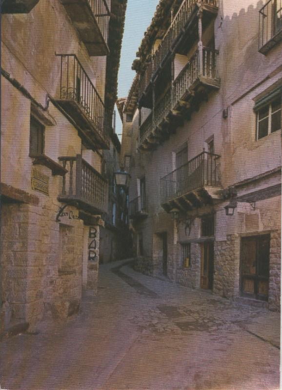 Postal 016105: Calle del portal de molina en Albarracin, Teruel