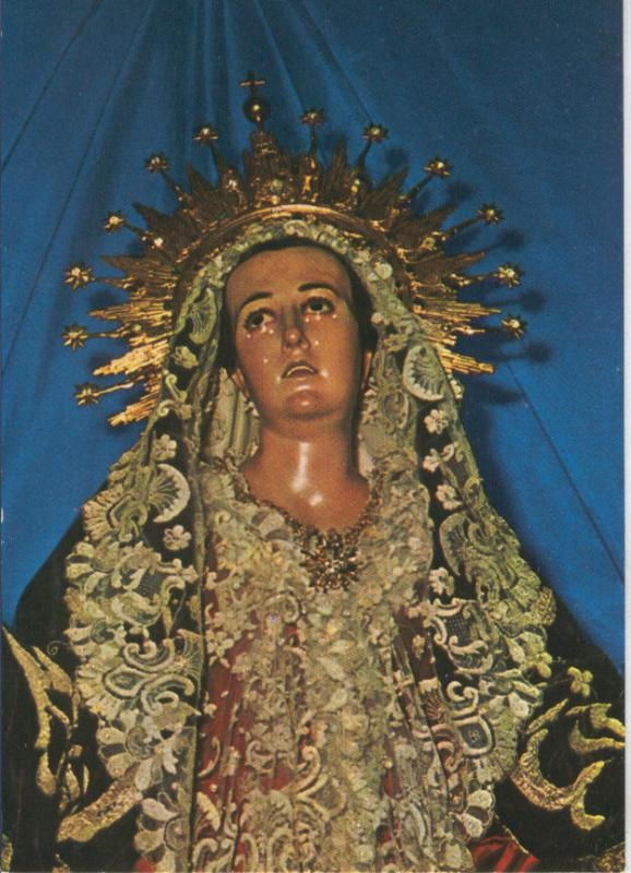 Postal 016115: Virgen La Dolorosa (Salzillo)