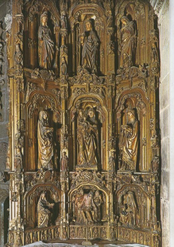 Postal 016133: Altar de Santa Ana en la catedral de Burgos