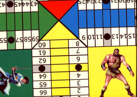 Juego Parchis Antonio Bernal: Capitan-Jabato-Taurus-Goliath, 