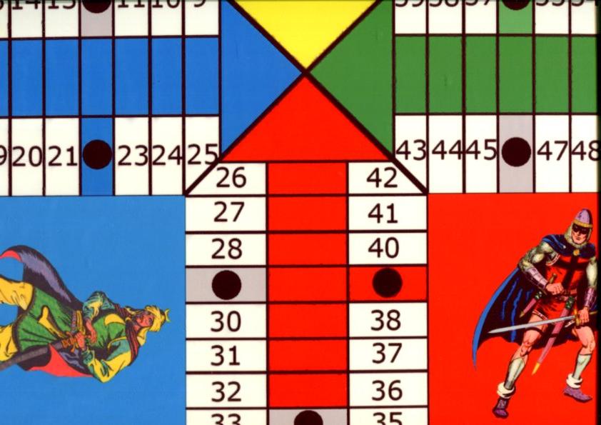 Juego Parchis El Guerrero del Antifaz 