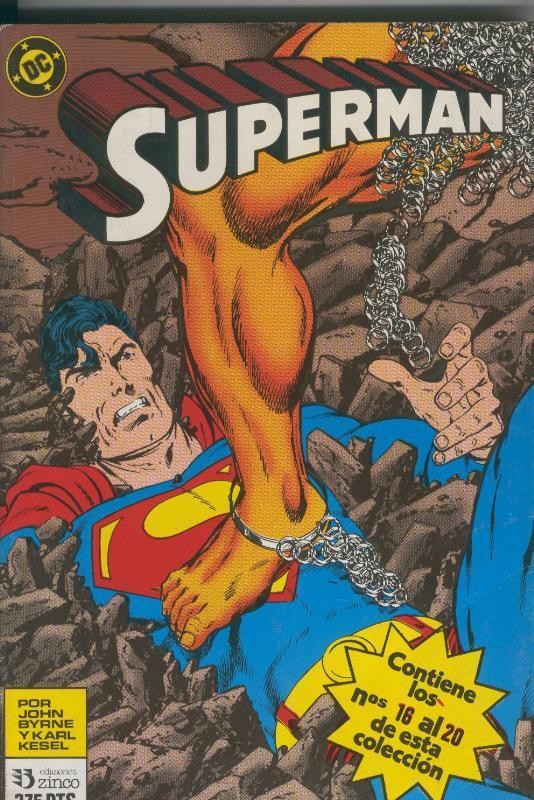 Superman volumen 2 retapado numerado 016 al 020 (numerado 2 en trasera)
