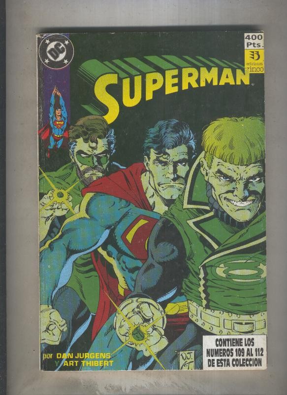 Superman volumen 2 retapado numero 109 al 112 (numerado 2 en trasera)