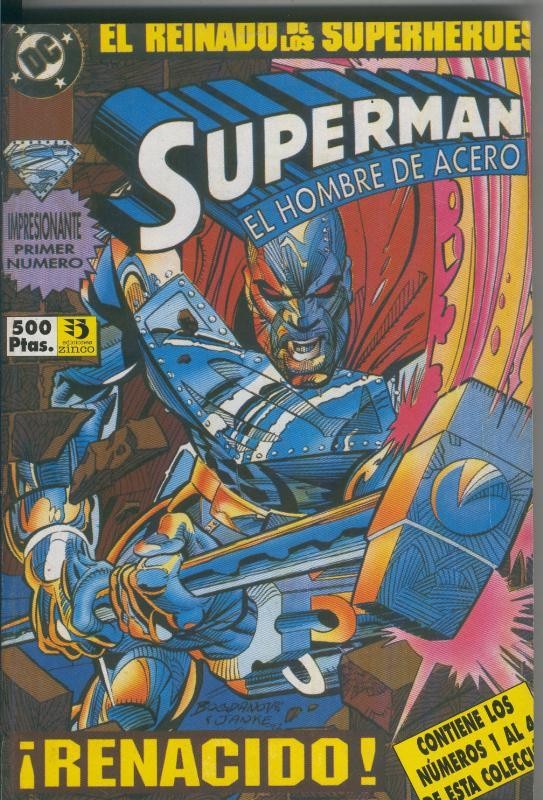Superman el hombre de acero retapado 01 al 04