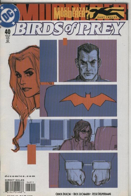 Birds of Prey numero 40