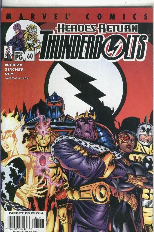 Thunderbolts volumen 1 numero 60