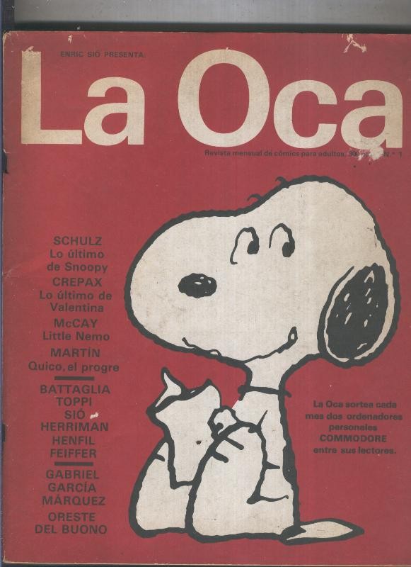 La Oca numero 1 (numerado 4 en la trasera)