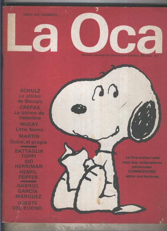 La Oca numero 1 (numerado 5 en la trasera)