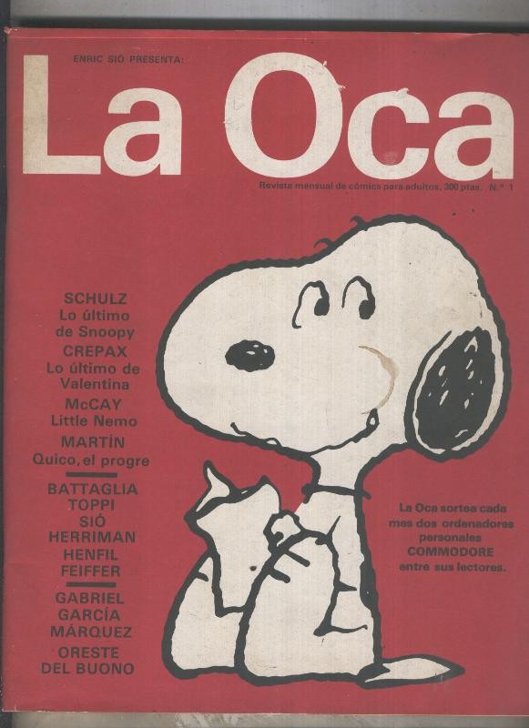 La Oca numero 1 (numerado 6 en la trasera)